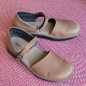 Naot Catania Nubuck Suede Mary Jane Flats